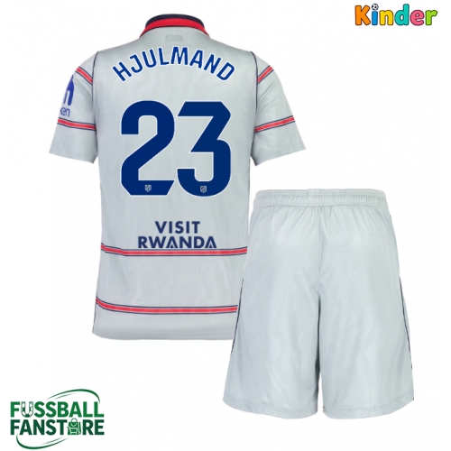 Atletico Madrid Morten Hjulmand #23 Replik 3rd trikot Kinder 2026-27 Kurzarm (+ Kurze Hosen)